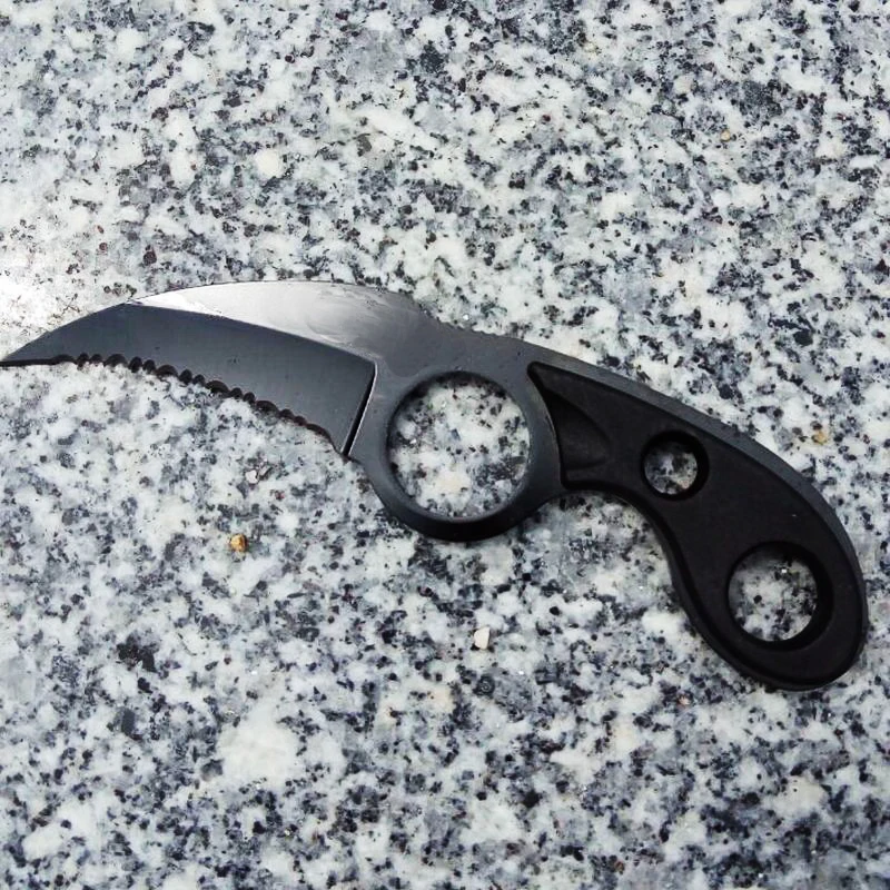 Karambit рукоятка ножа Прямой Нож EDC инструмент открытый тактический нож кемпинг
