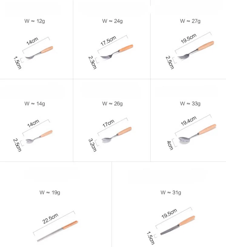 Японский стиль деревянная ручка из нержавеющей стали ложка, вилка для фруктов домашняя детская посуда палочки дозирующая детская ложка для десертная ложка