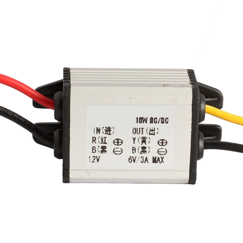 Buy Car Charger Converter 12V to 6V 3A 18W DC to DC