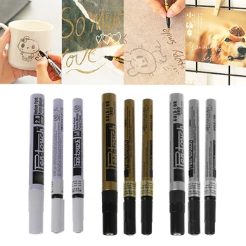 

Creative Paint Pen Metallic Color Pen Student Supplies Marker Craftwork Pen