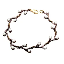 CSxjd натуральный жемчуг Слива браслет с деревом ветви винтажный женский браслет