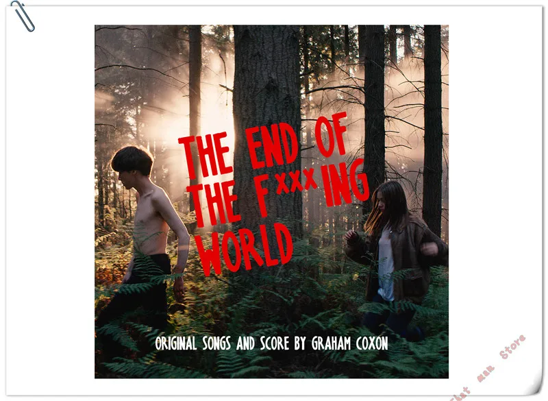 The End of the F* ing World Плакат, четкое изображение, наклейки на стену, украшение дома, высокое качество, печать, белая бумага с покрытием, домашнее искусство