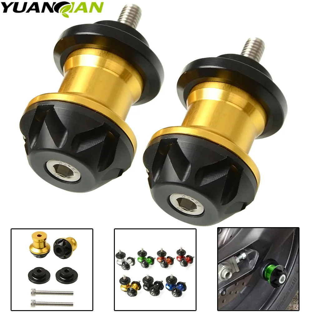 CNC Aluminum Swingarm Spools Sliders Swing Arm For Suzuki SV650 SV650S