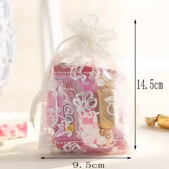 

9.5*14.5cm Wedding Candy Bags Gift Bags Fashion Color Bags For Party 100pcs