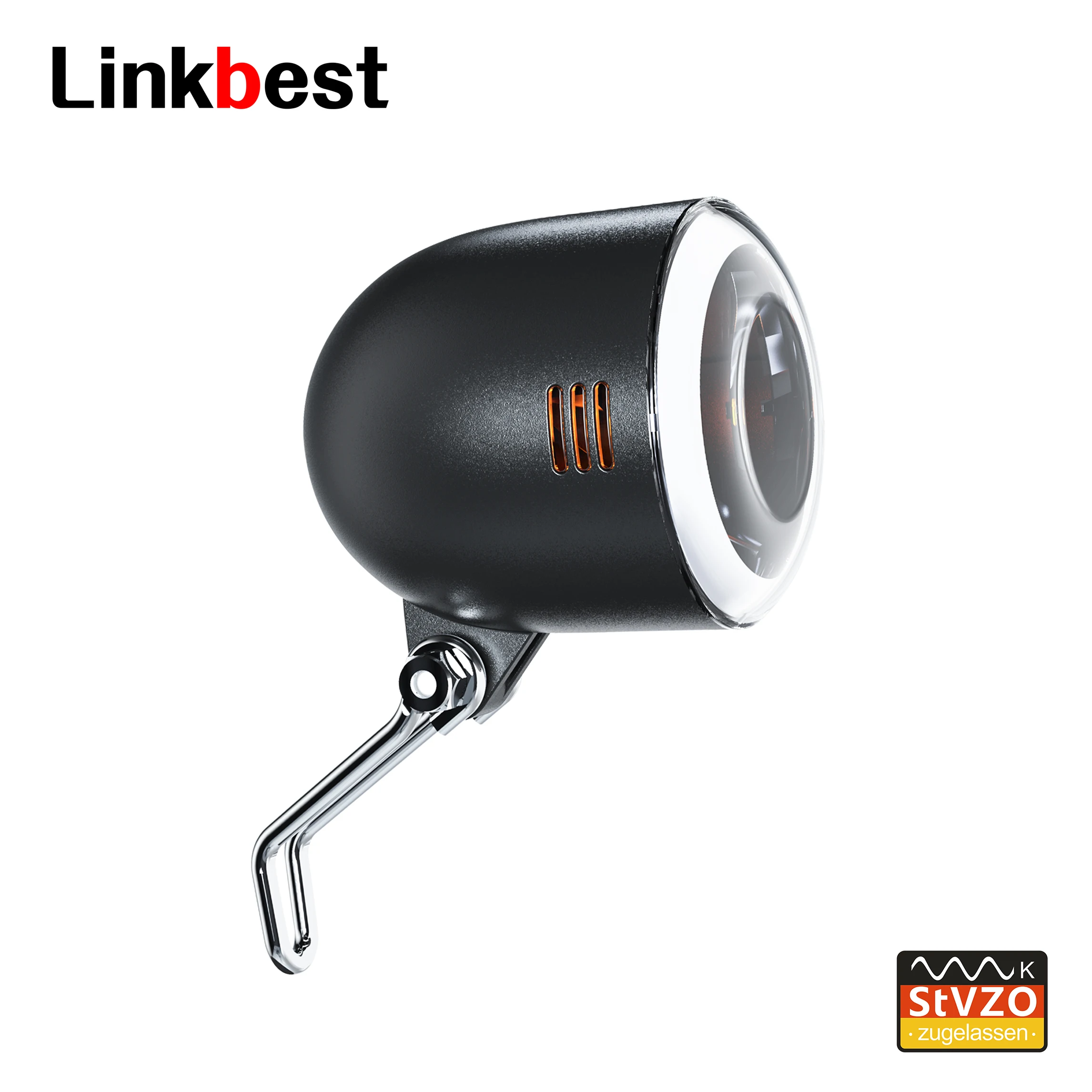 Clearance Linkbest Headlight LED Bicycle light StVZO Approved , Cree Led 80 Lux, Near Range Beam, 12V-48V for ebike 0