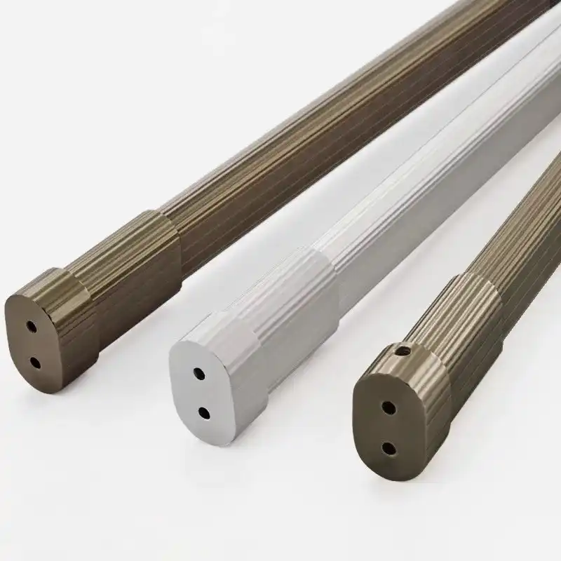 Free Shipping Aluminium Alloy Telescopic Clothes Rod Thicken Flat