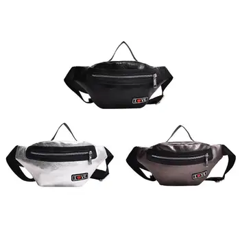

2018 PU Leather Women Waist Bag Teenage Girl Waist Fanny Pack Belt Pouch Phone Leisure Shoulder Chest Waist Bags