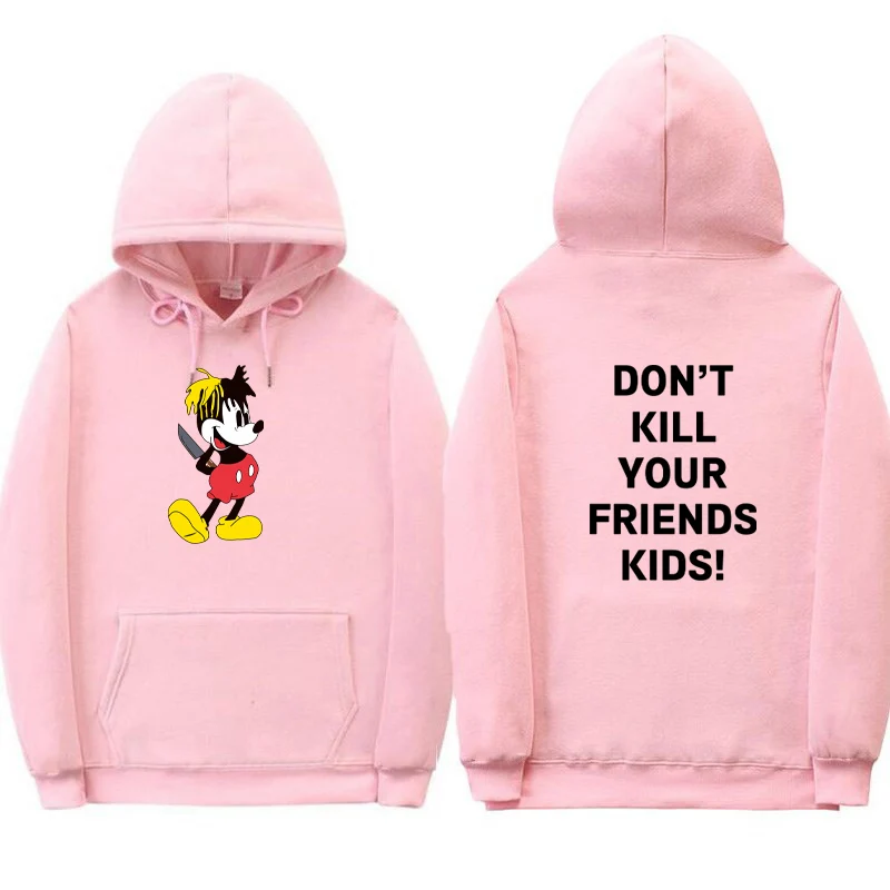 Revenge Limited Tour Hoodie Sweatshirts Men Women Hip Hop Hoodies XXXTENTACION Rapper Revenge Don'T Kill Your Friend Kids Hoody - Цвет: 5