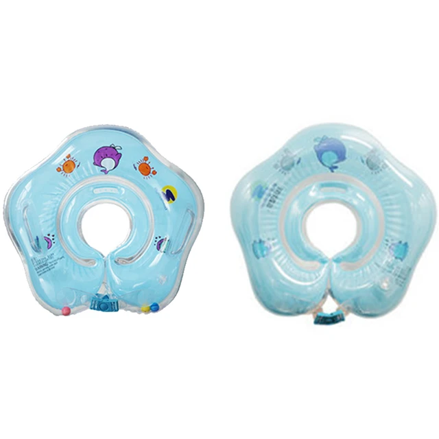 1-18 Months Infant Swimming Neck Float Stars Pool Floats For Baby Swim Life Buoy Cycle Swim Tube Ring Float Collar With Gripper