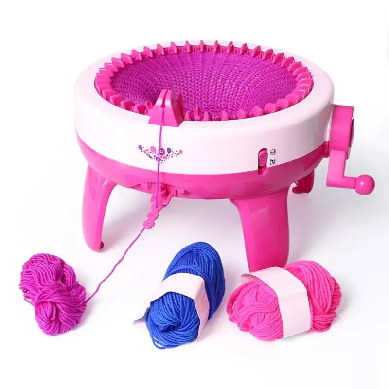 Hand Knitting Machine Knit for Scraf Hat 40 Needle Positions Big Educational Learning Toy Children Handcraft Tools Weaving Loom