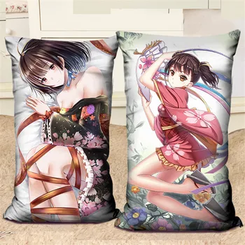 

Anime KABANERI OF THE IRON FORTRESS Decorative Pillows mumei Character Two-Sides Printed Pillow Cartoon Cushions 40x60CM
