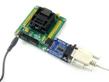 STM32 программирующий адаптер тестовое гнездо для LQFP64 QFP64 пакет QFP 0,5 мм шаг = STM32-QFP64