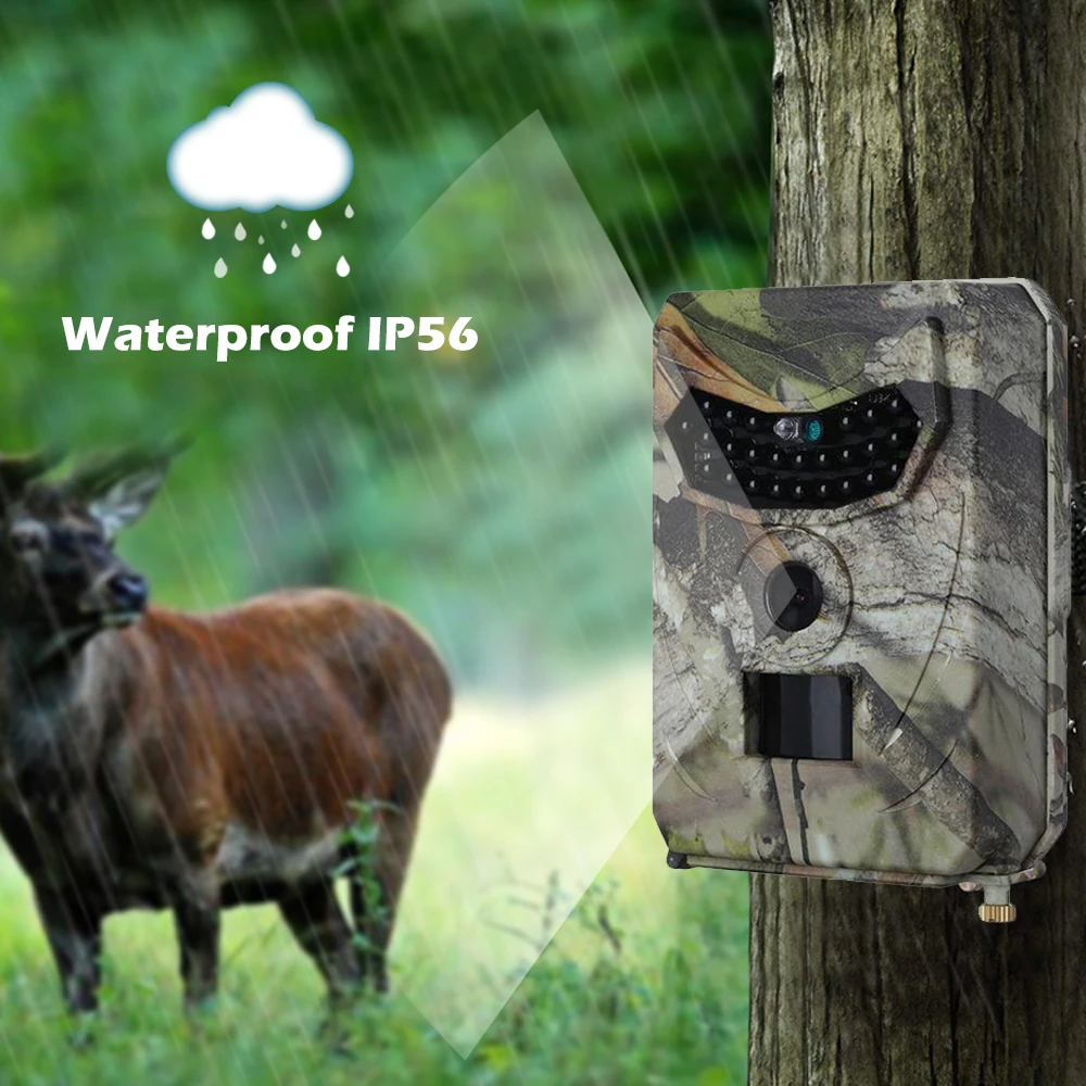 

Trail Hunting Camera Scouting 1080P 12MP Infrared Camera Wild Night Vision Outdoor Hunter Camera