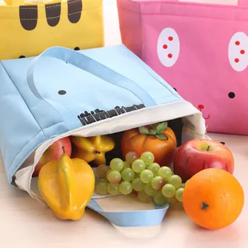 

Women Cartoon Cat Insulated Lunch Bag Canvas Thermal Food Picnic Bags For Girl Kids Travel Lunch Box Bags Tote