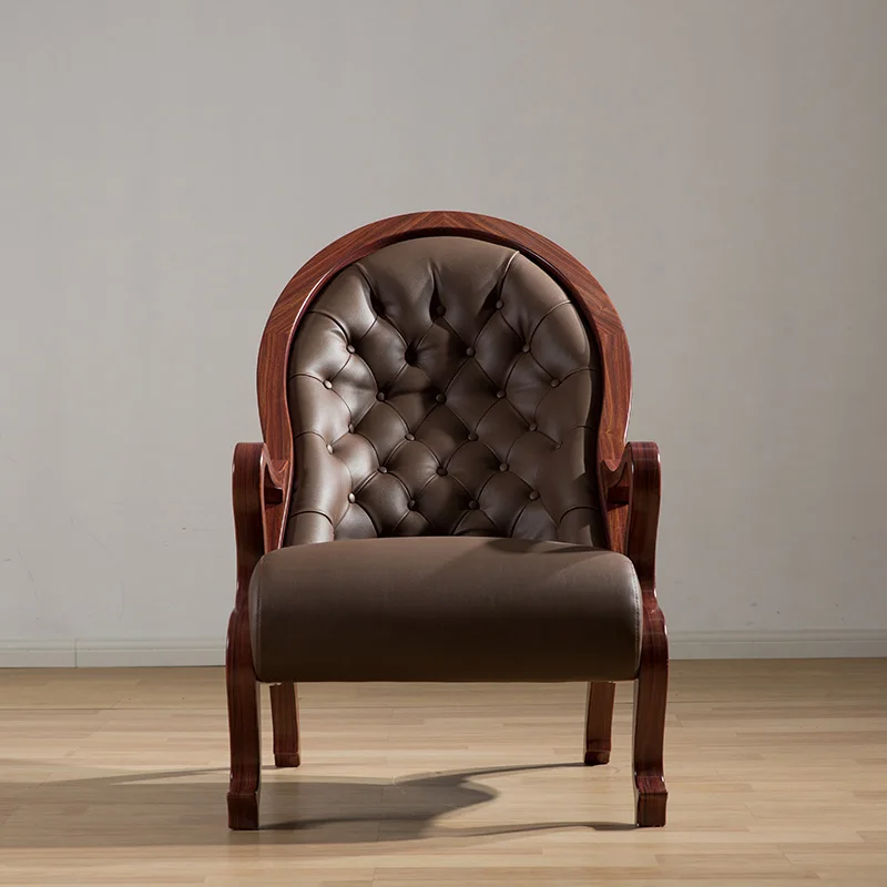 Mordern Leisure Lunch break lazy chair chinese style back-rest chairs antique furniture solid wood armchairs for the living room