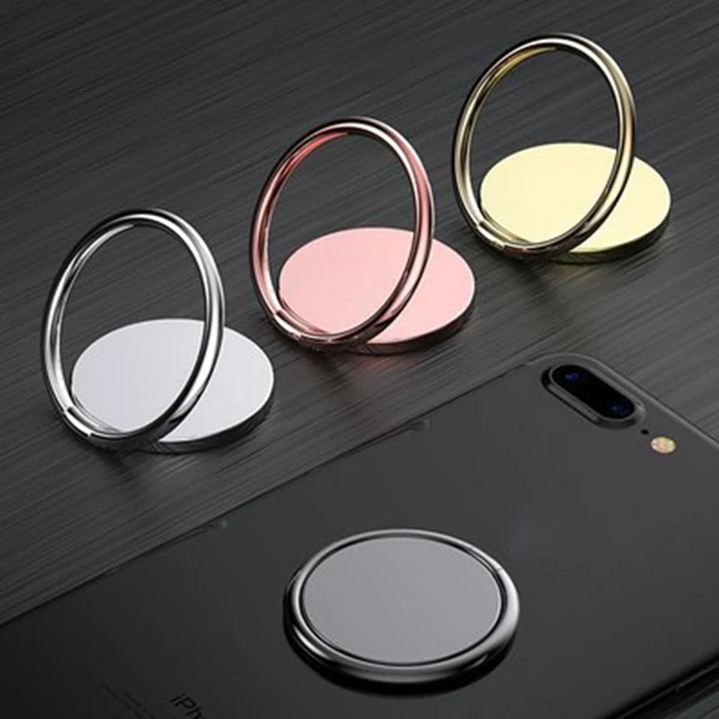  Universal Magnetic Phone Ring 90 Grad Finger Handy Metall Ständer Halter Für IPhone Samsung Xiaomi 