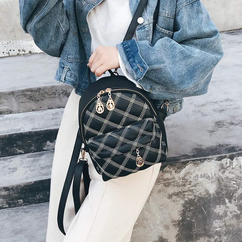 

CASMOR Classic Cute Backpacks for Women Famous Brand Vintage High Quality Purse Backpack Female PU Leather Mini Small Backpack