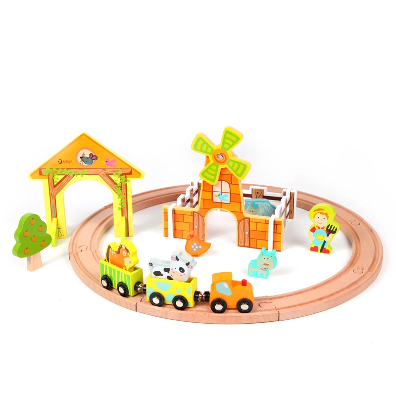 

Puzzle assembling building blocks insert track blocks