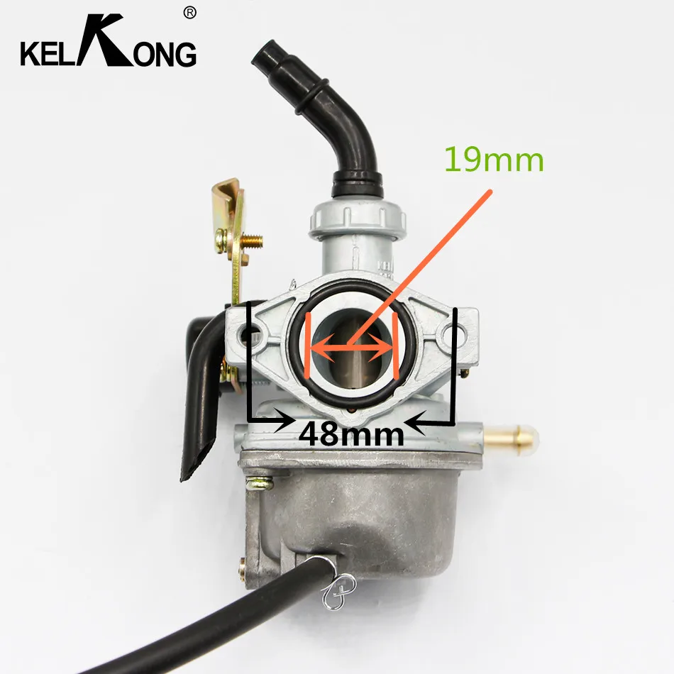 KELKONG OEM 19 мм PZ19 мотоцикла карбюратор автоматический 50cc 70cc 90cc 110cc atv грязь велосипед