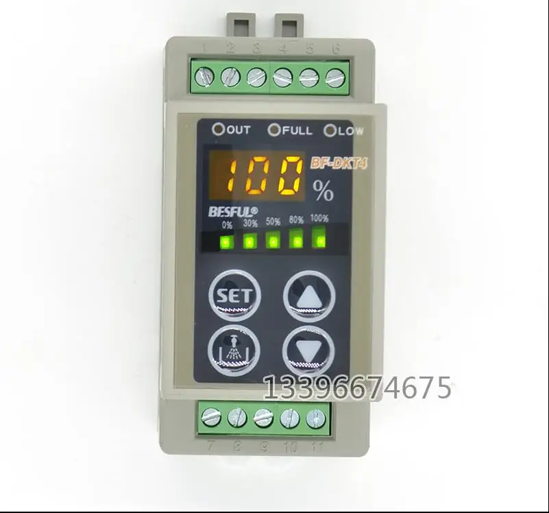 

Free shipping Bihe BF-DKT4 adjustable digital level controller water level switch water tank water automatic control equipment