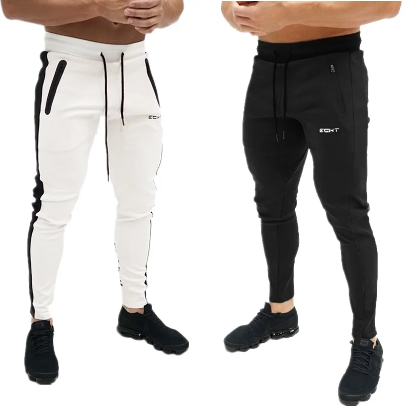 Fitness Pants Full Length Casual Slim Running Training Trousers Sport Sweatpants Men Joggers