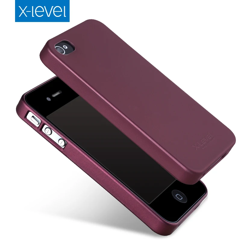 X-Level Guardian Мягкий матовый ТПУ чехол для iPhone 4S 4 5 5S X Скраб задняя крышка для iPhone XS Max XR 6 6S 7 8 Plus силиконовый чехол