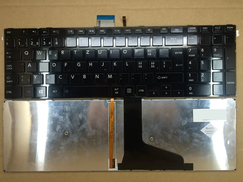 

News notebook laptop keyboard for TOSHIBA S855 S50 L50 S55 L50-A S55A SW/SWISS layout