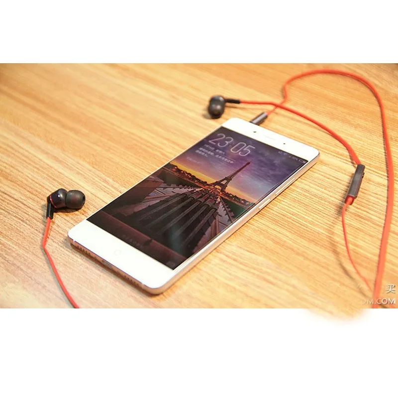 Оригинальный zte Nubia красный стерео Hi Fi 3 5 мм наушники вкладыши удаленный микрофон