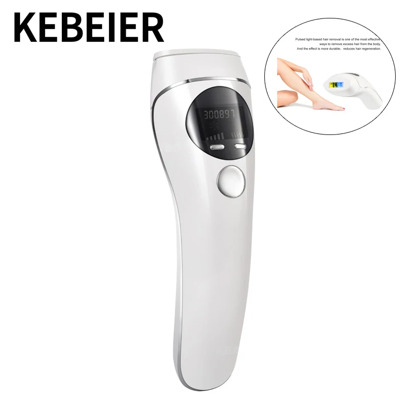 

NEW IPL Laser Permanent Hair Removal Machine LCD Screen Painless Epilator Face and Body Beauty Tool Electric Depilador Trimmer
