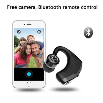 

V9 Handsfree Business Wireless Bluetooth Headset With Mic Voice Control Headphone For Drive Connect With 2 Phone