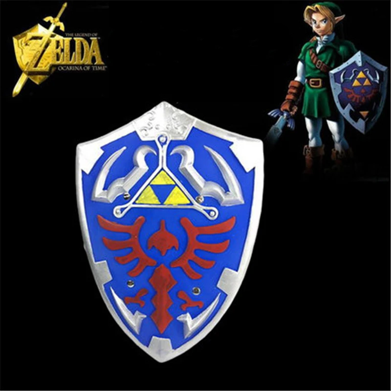 

Game Legend of Zelda Link Cosplay Shield PU Cos Prop Halloween Link Weapon Role Play safe children toy