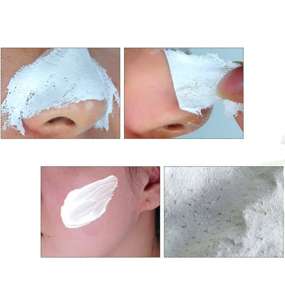 

Natural Aloe White Mud To Blackhead Acne Deep Care Mask Remove Mineral Deep Cleansing Removal Nose Peel-off Facial Mask