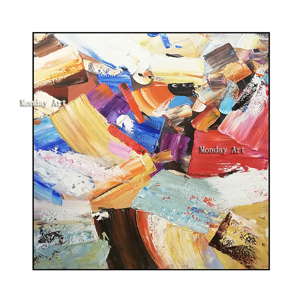 100-Hand-Painted-Abstract-Modern-Colorful-Painting-On-Canvas-Wall-Art-Wall-Adornment-Pictures-Painting-For (1)