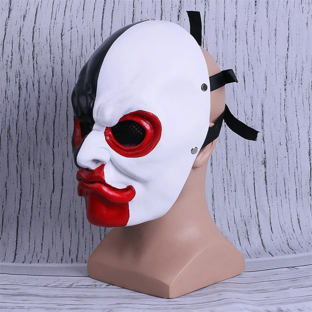 PAYDAY 2 Mask Scar Scarface Masks Game Payday 2 mask Cosplay Resin Halloween Party Prop (3)