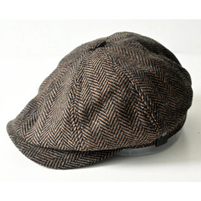 Fashion Gentleman Octagonal Cap Newsboy Beret Hat Autumn And Winter For