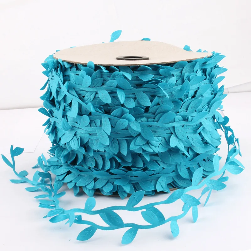 

10Colors Vintage Soft Leaf Lace Trim Hot Sale Ribbon Pressed Garment Sewing Accessories Applique Crafts Trimming