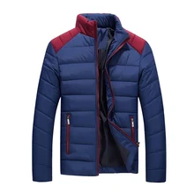 5XL Зимняя Куртка Мужчины 2016 Новых Людей Теплый Хлопок Blend мужские Куртки И Пальто Вскользь Толстые И Пиджаки Для Мужчин Плюс одежда, YA315