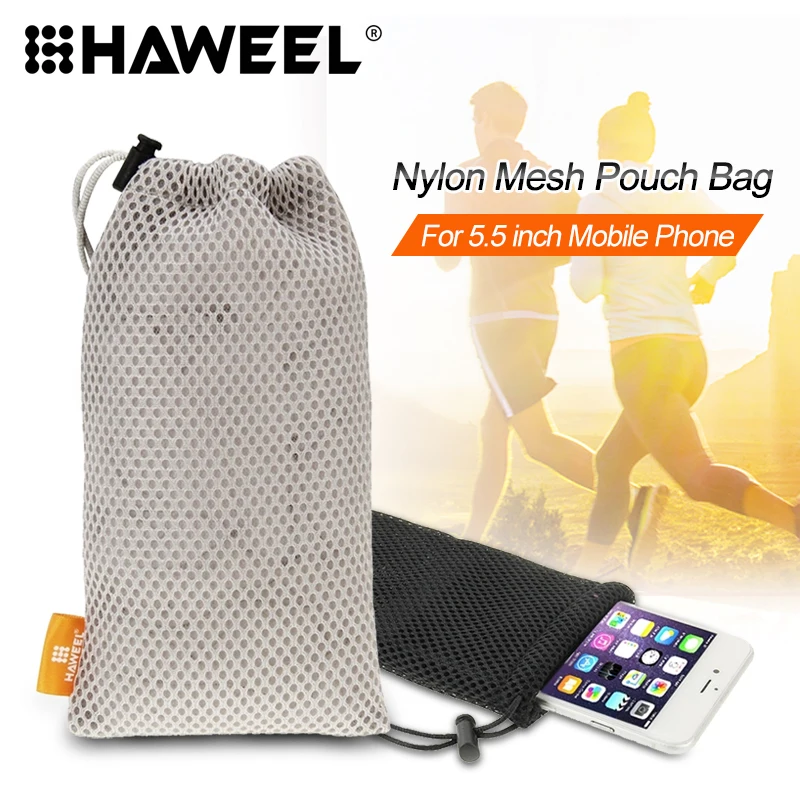 

HAWEEL for iPhone 6 & 6s / 7 & 8 Tridimensional Diamond Pattern 3ATM Daily Waterproof Protective Case Phone Bag Case Pouch Bag