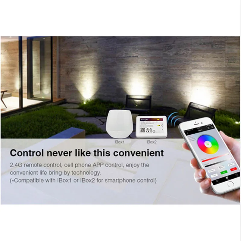

AC86-265V meter light LED outdoor flood light 10W 20W 30W 50W flood light RGB CCT WIFI RF remote control RGBW waterproof LED