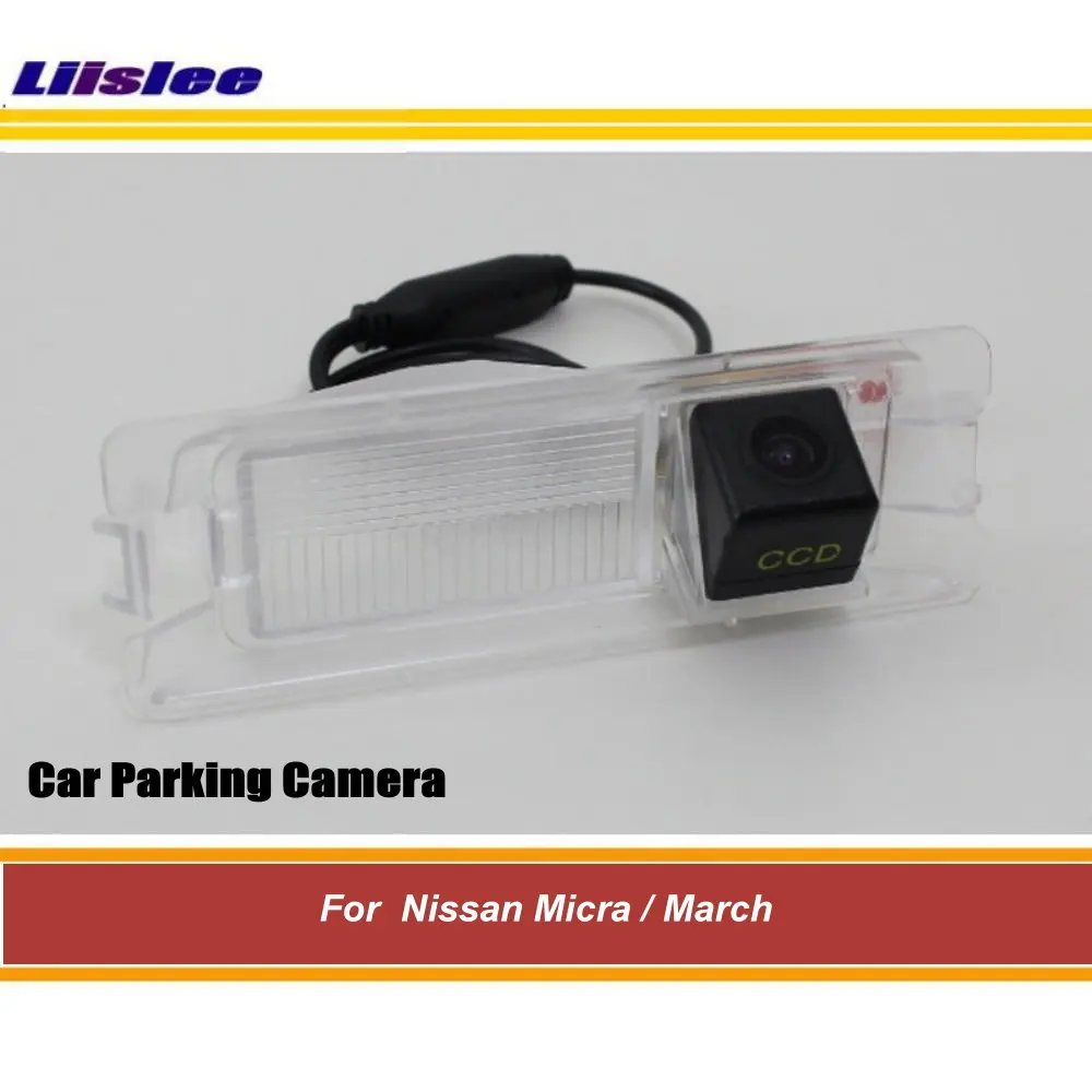 

Car Rear Back View Reversing Camera For Nissan Micra/March Auto Reverse Rearview Parking Camera HD SONY CCD III CAM Night Vision