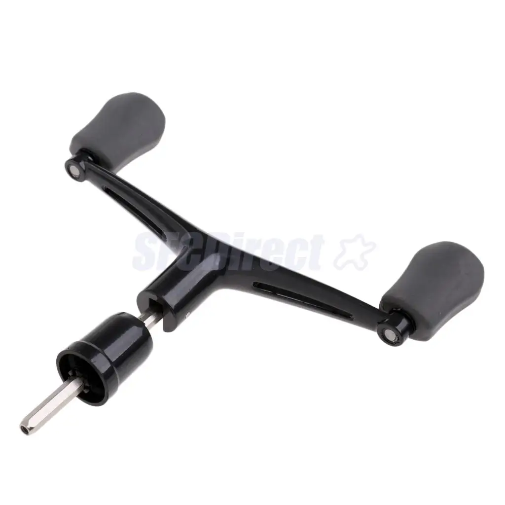 Fishing Spinning Reel Double Handle Grip with Knob, Reel Rocker Arm