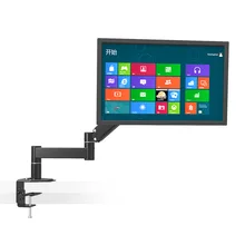 Mesa Rotativa 13 “-24” LED LCD TV Montar Titular Monitor de Computador Retrátil Braço VESA 75/100 Carga 5.5kgs Distância da parede 630mm