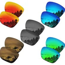SmartVLT 5 Pairs Polarized Sunglasses Replacement Lenses for Oakley Crossrange XL- 5 Colors