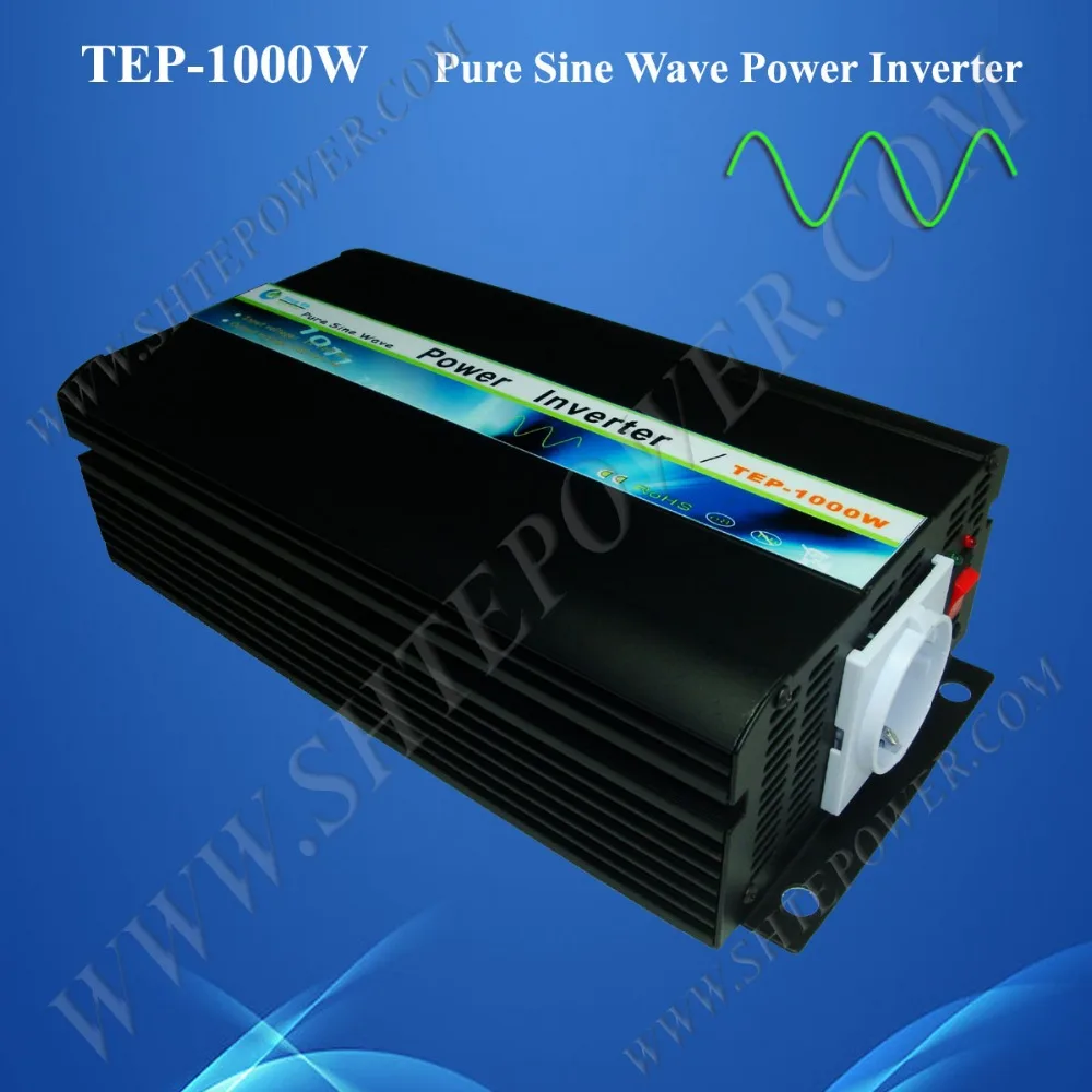 1000w dc 12v to ac 230v pure sine solar power inverter