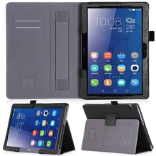 Case for Huawei MediaPad T3 10 9.6″ Luxury PU Leather Funda Cover for Funda Honor Play Pad 2 Tablet+Free Screen Protector+Pen