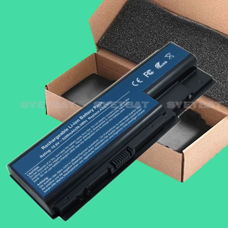 Батарея для acer Aspire 5520 5720 5920 6930 6920 7520 7520G 7720 AS07B31 6 Cell | Компьютеры и офис
