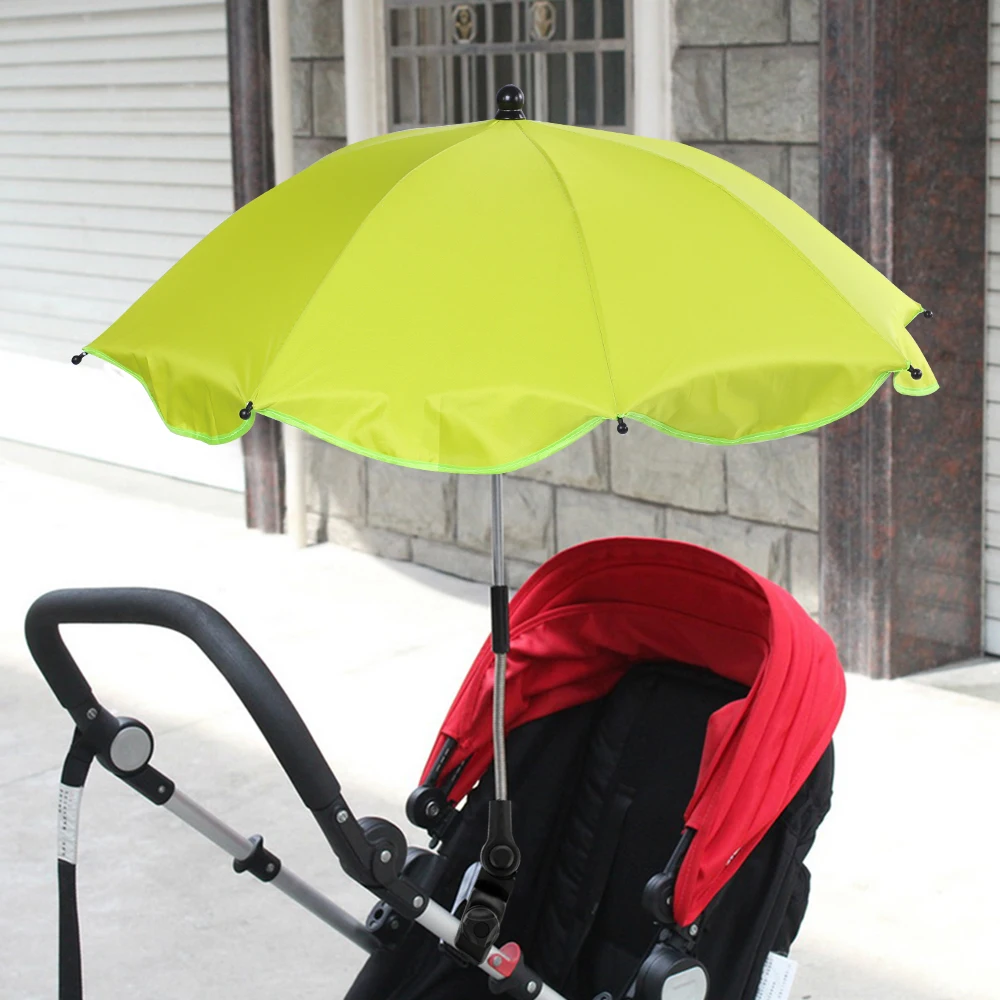 

1pcs Detachable Baby Parasol Umbrella Outdoor Adjustable Baby Pushchair Cover Sun Shade Parasol Rain Protecter Outdoor Tool