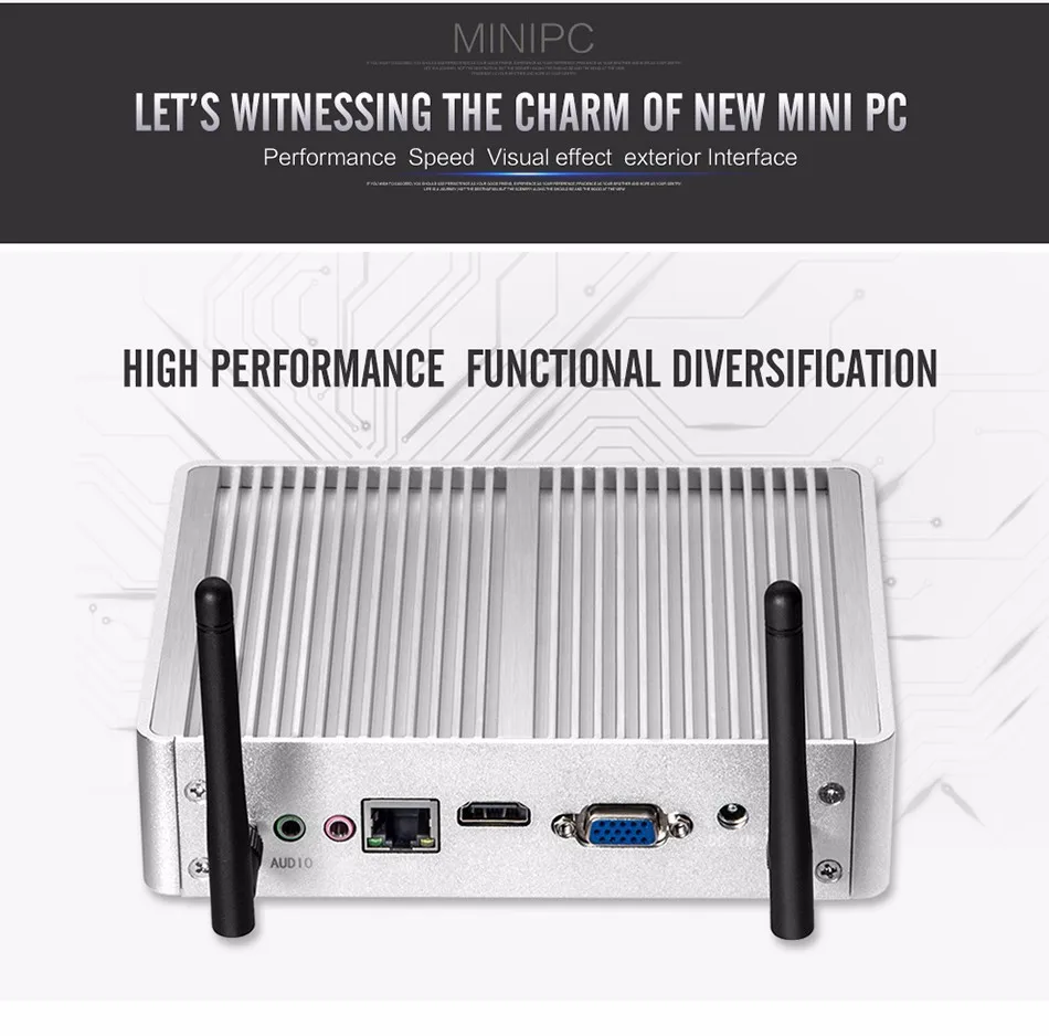 Самый дешевый мини ПК Eglobal i3 haswell Windows 10 Barebone Intel Core 4005U HD 4400 графика 4K HTPC Wi Fi HDMI