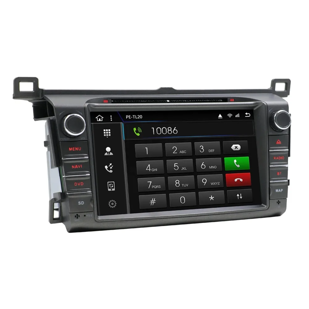 KLYDE 8 Core 2 Din 8 "Android 8,1 для TOYOTA RAV4 2013-2015 автомобильный Радио 2 + 32 ГБ мультимедийный аудио стерео 600*1024 gps BT ATV RDS