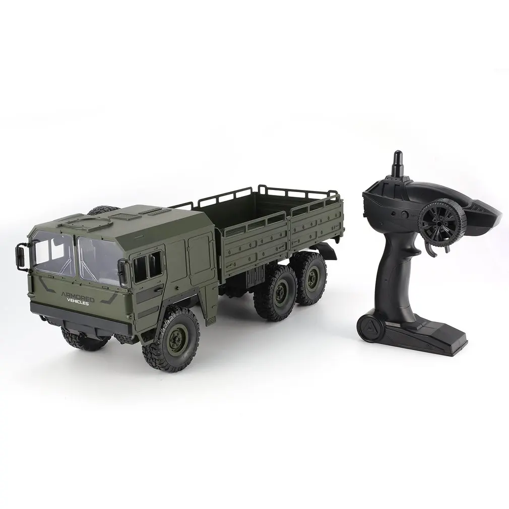 

JJRC Q64 1/16 2.4G 6WD RC Car Military Truck Off-road Rock Crawler RTR Toy 6 Wheels RC Racing Truck Toys For Children Xmas Gifts